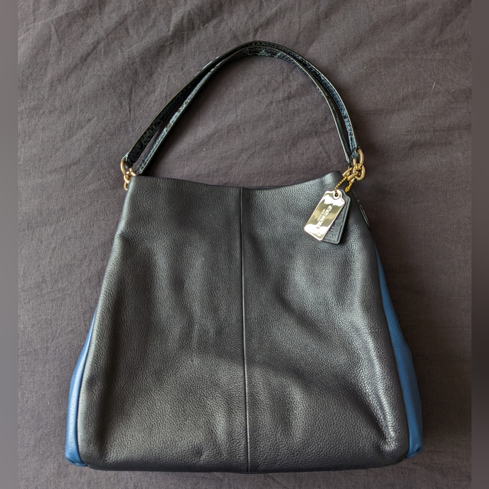 Coach Leather Phoebe Shoulder Bag